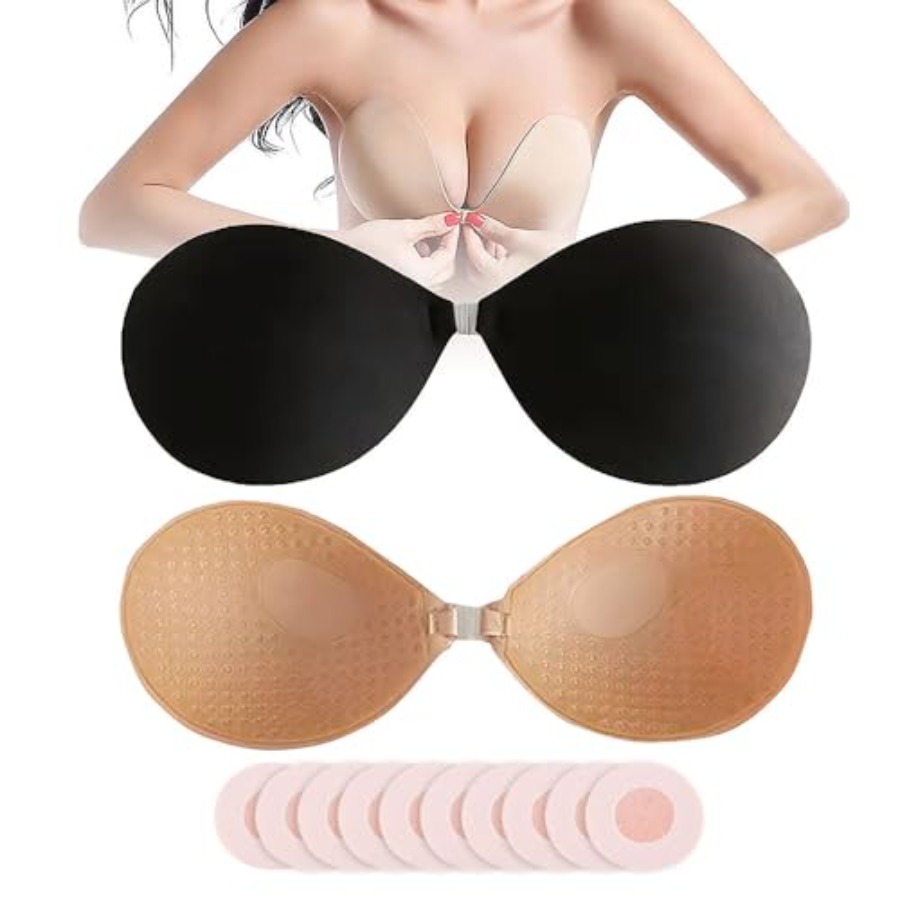Hasimor 2 PCS Strapless Adhesi - Silicone Bra Adhesive のレビューと価格