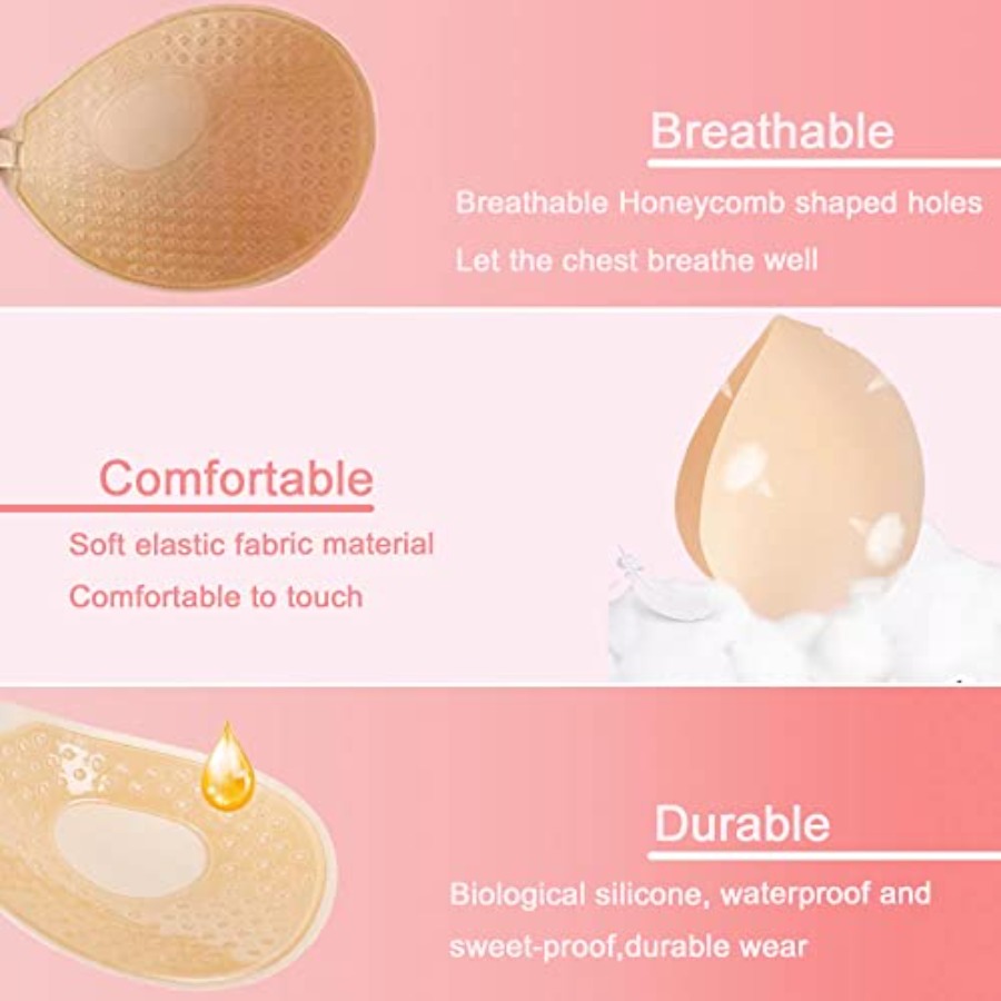 Hasimor 2 PCS Strapless Adhesi - Silicone Bra Adhesive のレビューと価格