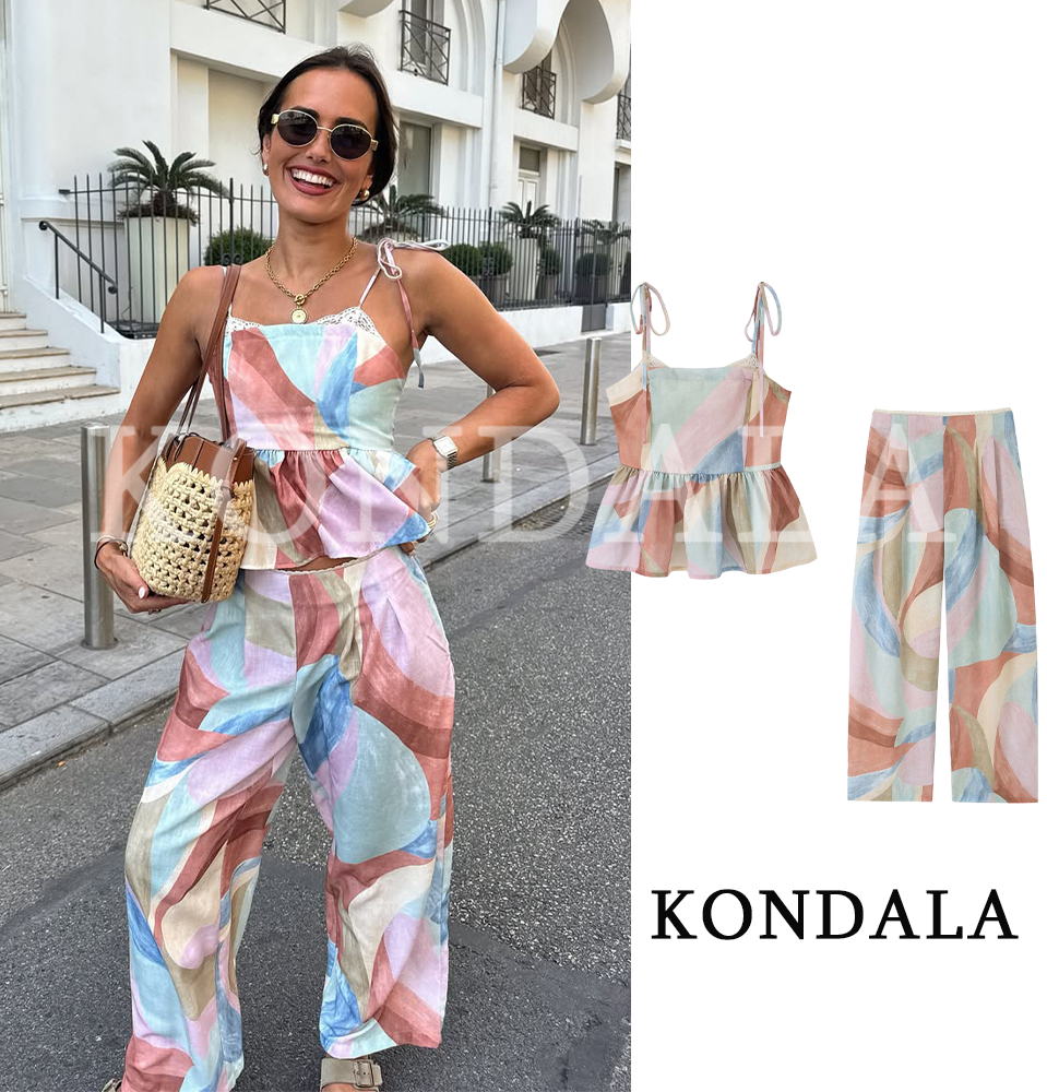 Women Trendy Holiday Printed L - Cami Top Lace のレビューと価格