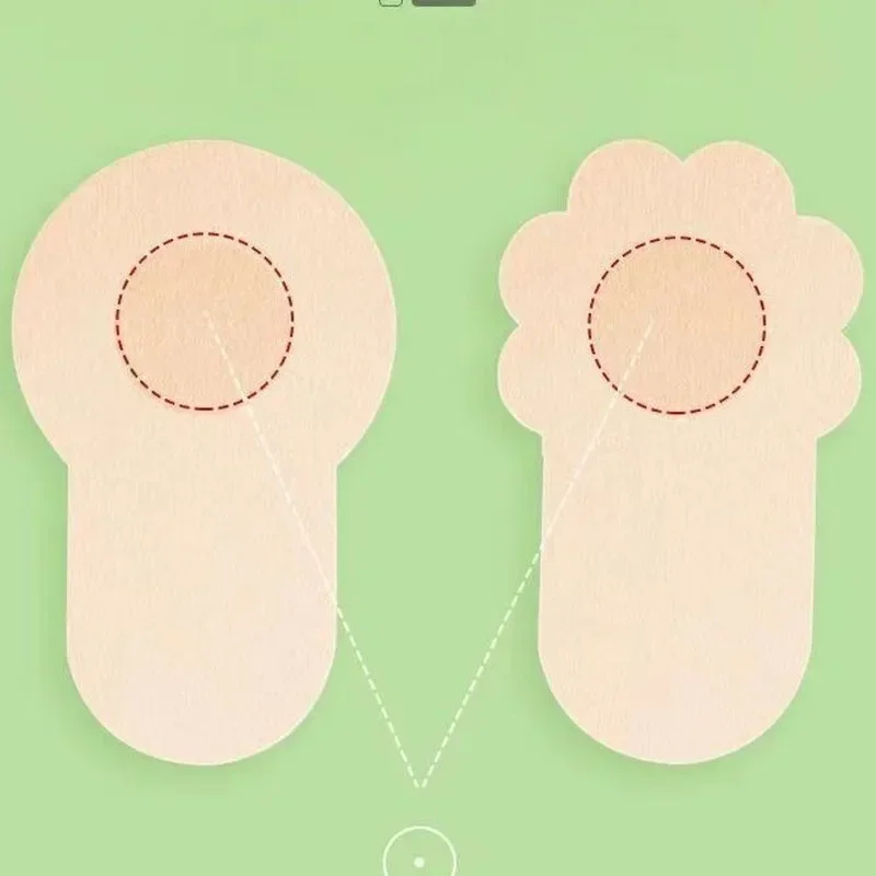 10pcs Women's Invisible Breast - Nipple Cover Pasties のレビューと価格