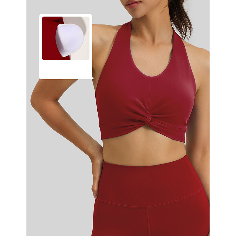 New Women Halter Neck Sports B - Push Up Bra Padded のレビューと価格