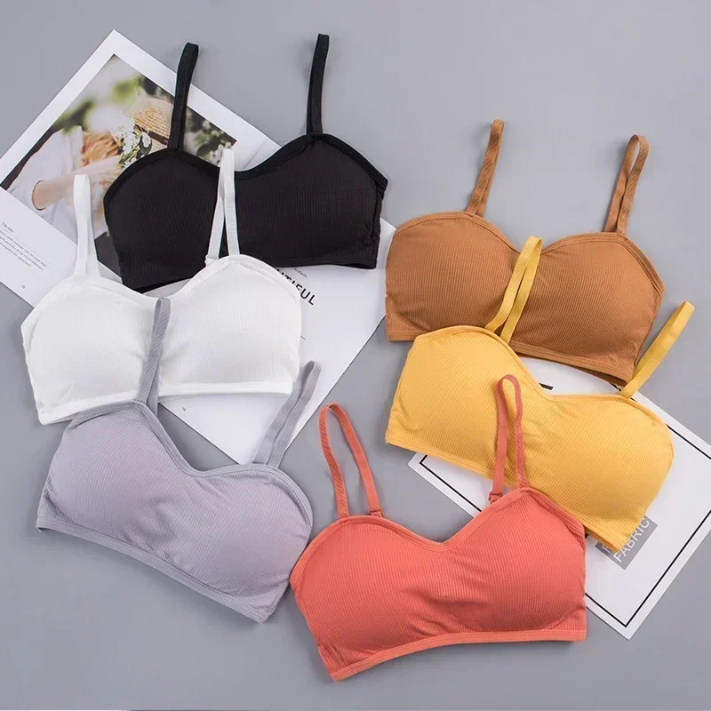 Bralette Wireless Ribbed Crop  - Bralette Wireless Soft のレビューと価格