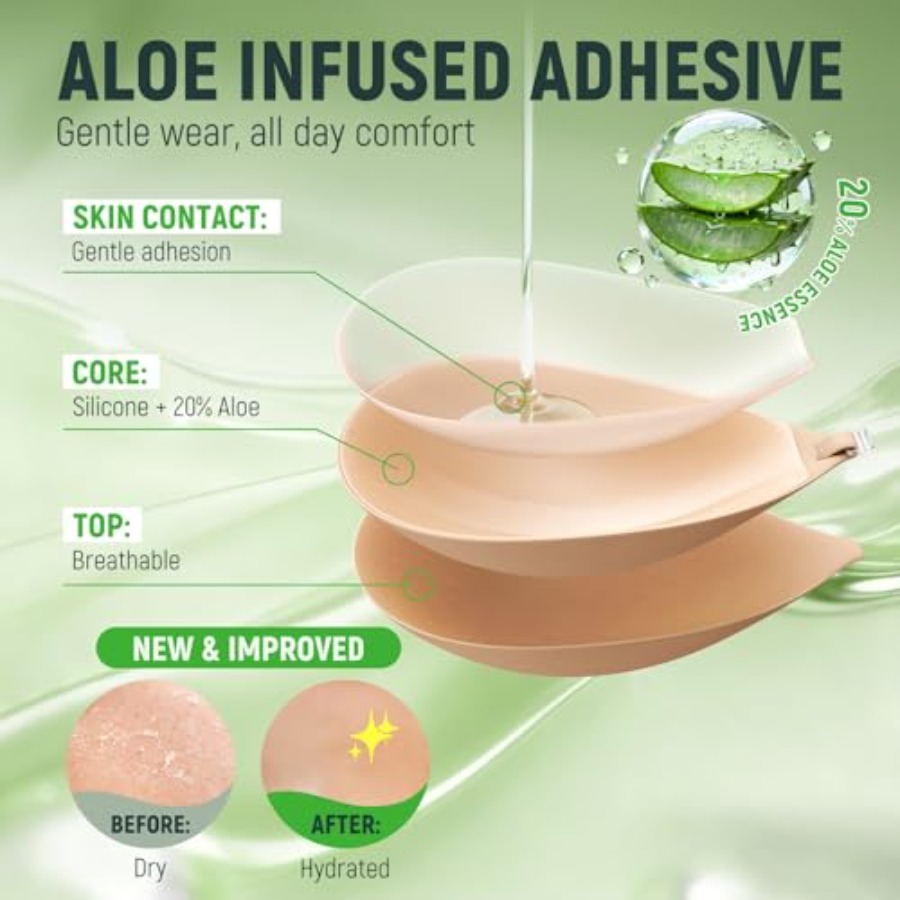 Ultra Invisible Sticky Bra Pus - Silicone Bra Adhesive のレビューと価格