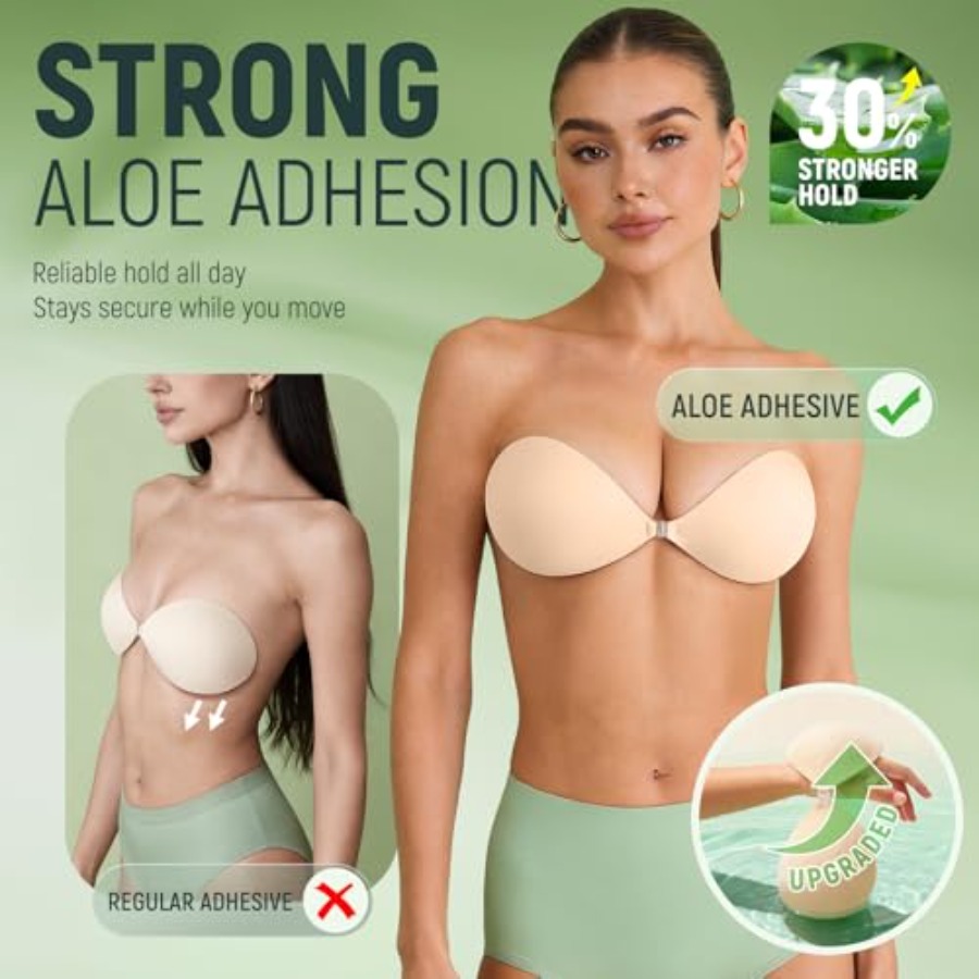 Ultra Invisible Sticky Bra Pus - Silicone Bra Adhesive のレビューと価格