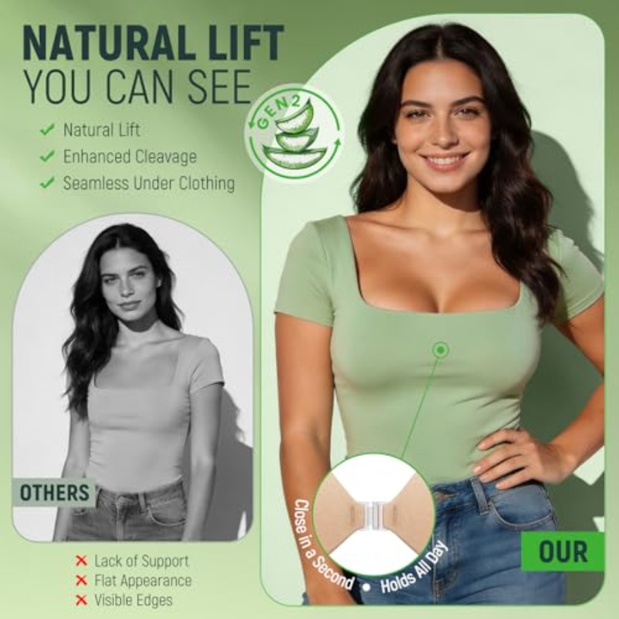 Ultra Invisible Sticky Bra Pus - Silicone Bra Adhesive のレビューと価格
