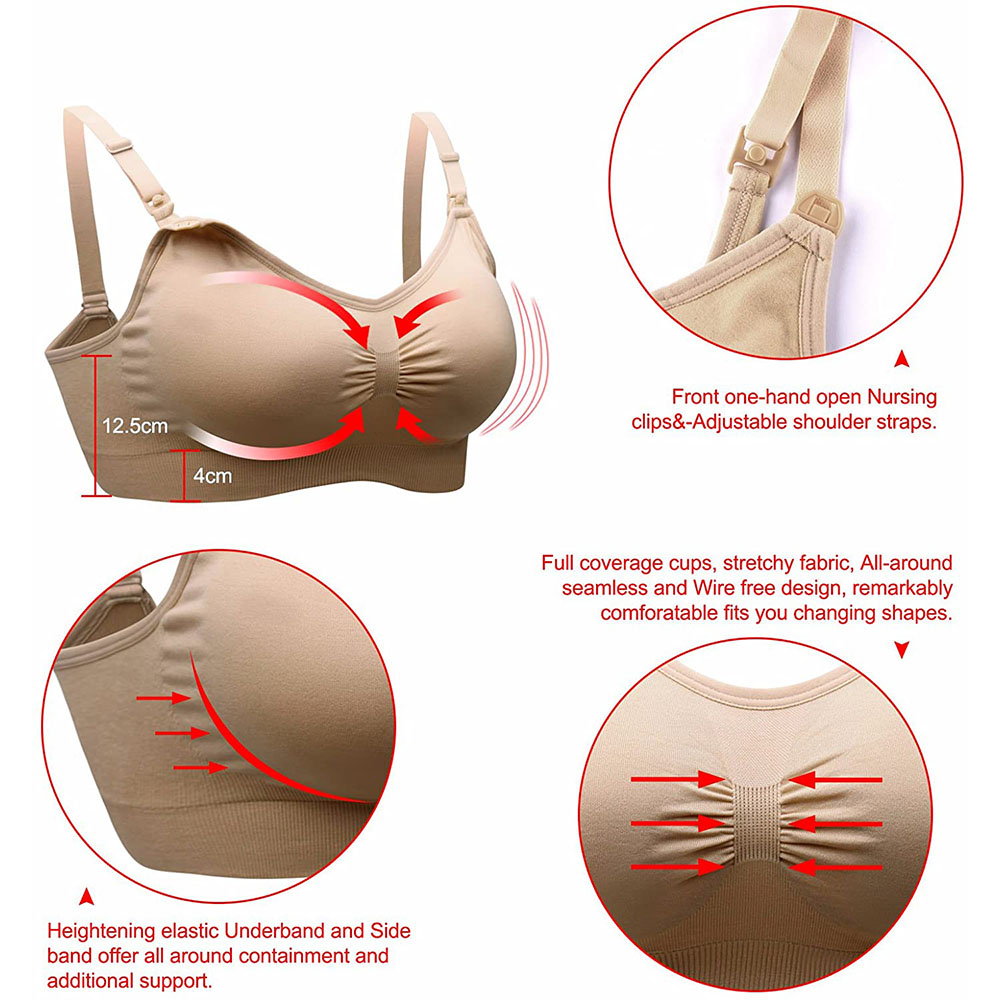 Wirefree Nursing Clothing Cott - Nursing Bra Sleep のレビューと価格