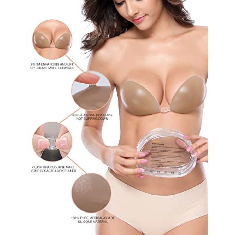 Wingslove Sticky Adhesive Bra  - Silicone Bra Adhesive のレビューと価格