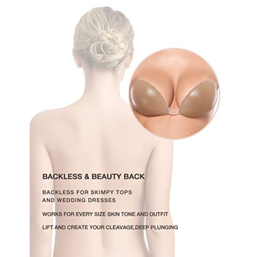 Wingslove Sticky Adhesive Bra  - Silicone Bra Adhesive のレビューと価格