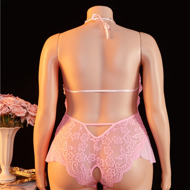 Plus Size 1XL-4XL Teddy perspe - Lace Teddy Lingerie のレビューと価格
