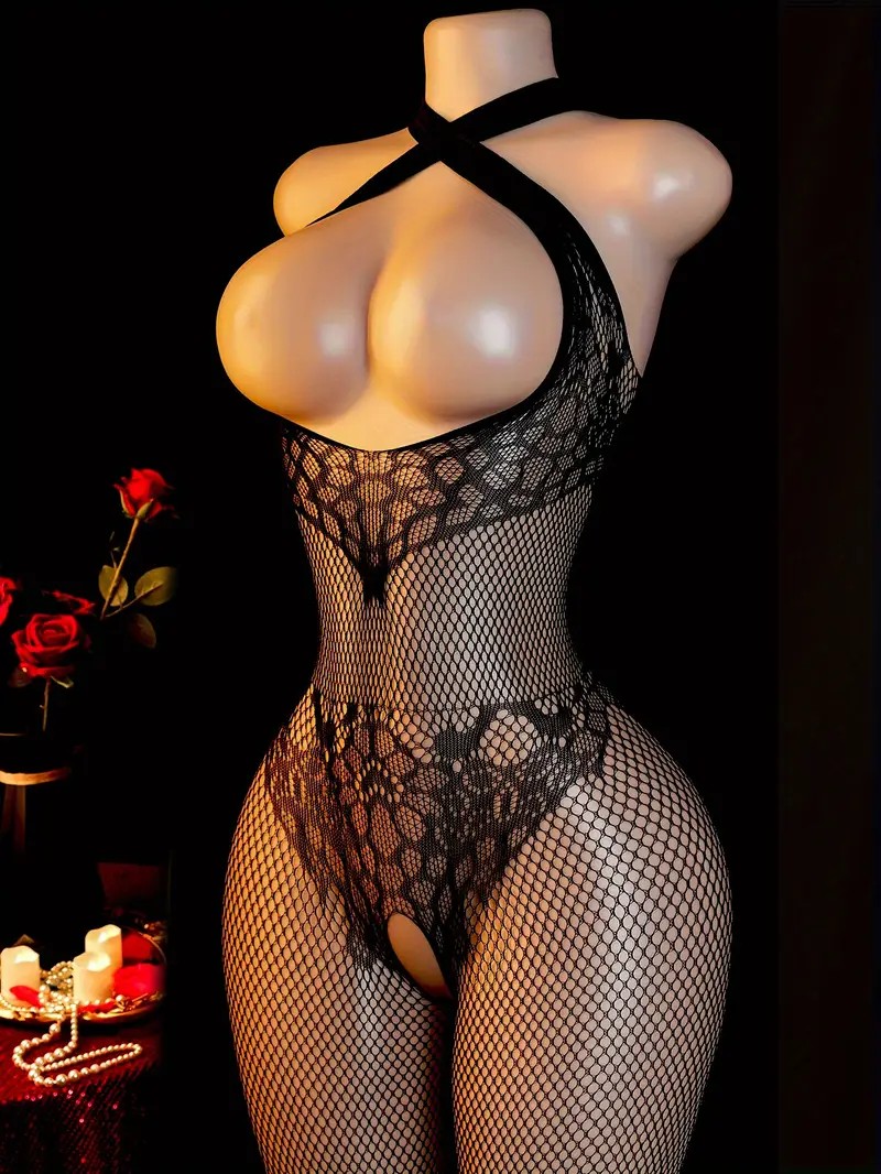 Sling Halter Neck Baby Dolls U - Bodystocking Fishnet のレビューと価格