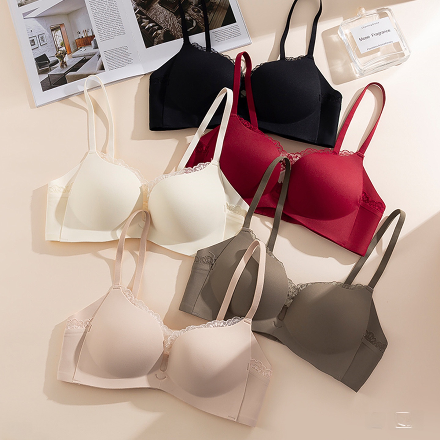 Pure KUCLUT Lace Palm Cup Smal - Seamless Underwear Women のレビューと価格