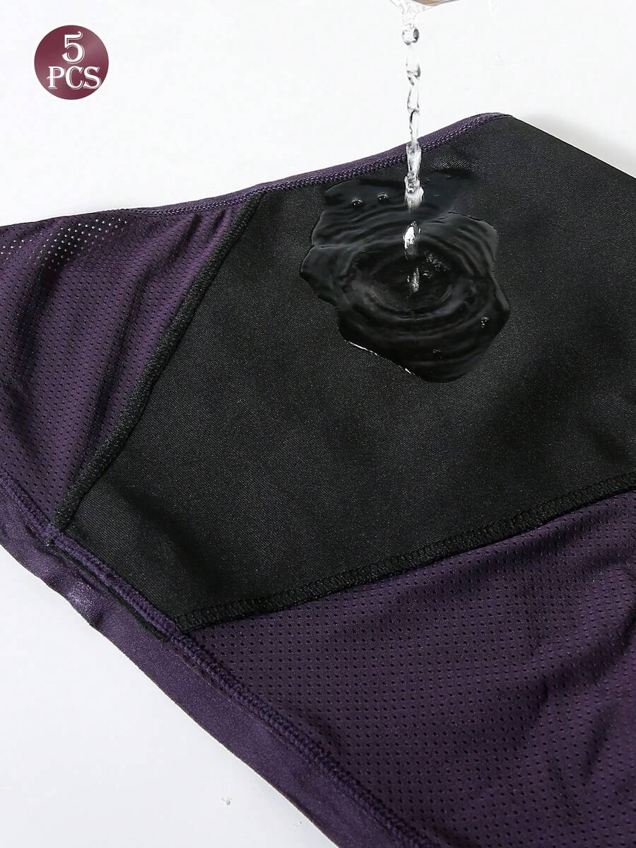 5 Pcs Women Solid Color Absorb - Period Panty Absorbent のレビューと価格