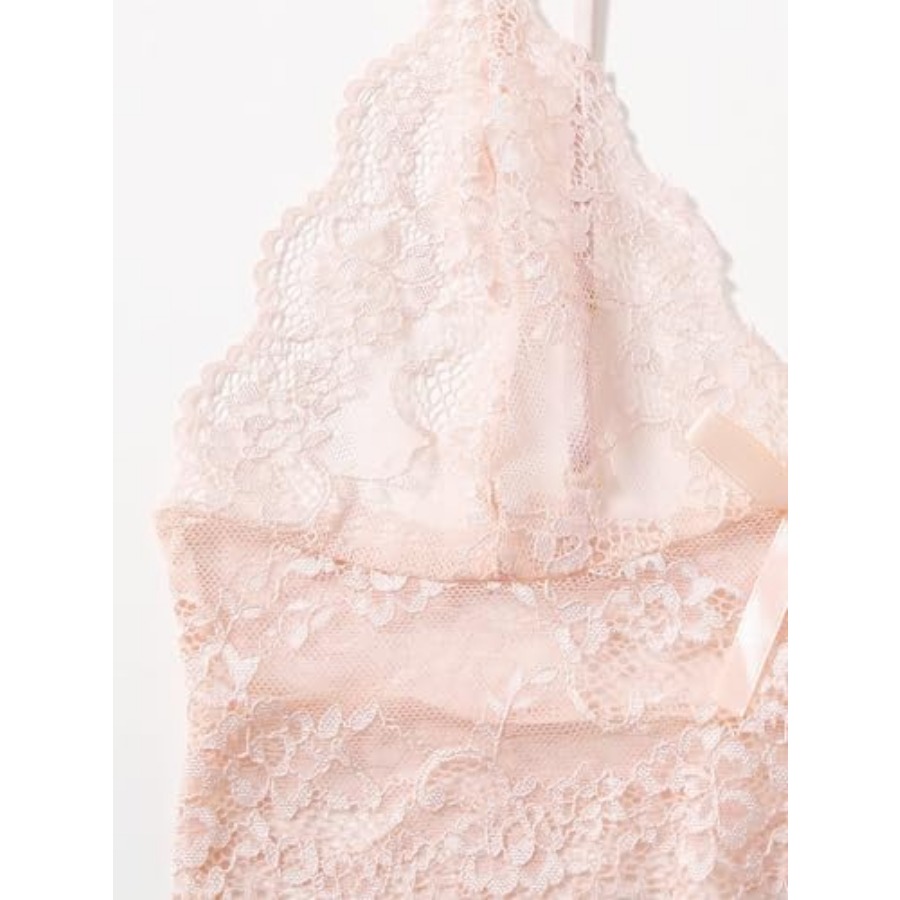 Women's 2 Pcs Lingerie Floral  - Cami Top Lace のレビューと価格