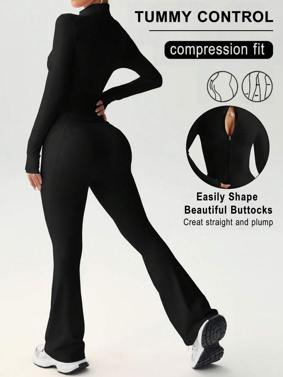 Women's 2Pcs Corset Zip Jacket - Corset Waist Cinch のレビューと価格