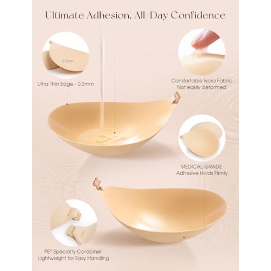 Sticky Bra Push Up Strapless A - Silicone Bra Adhesive のレビューと価格