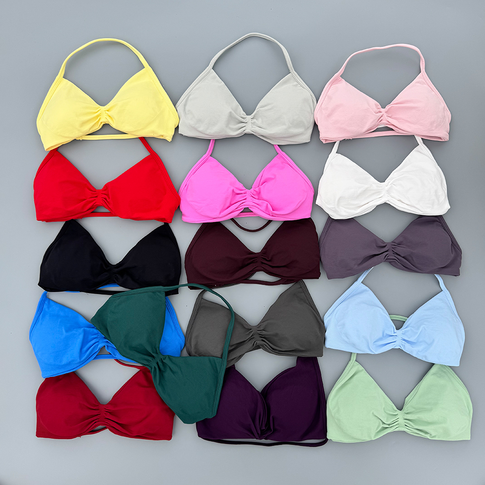 Strappy Bra Gym Top Women High - Seamless Underwear Women のレビューと価格