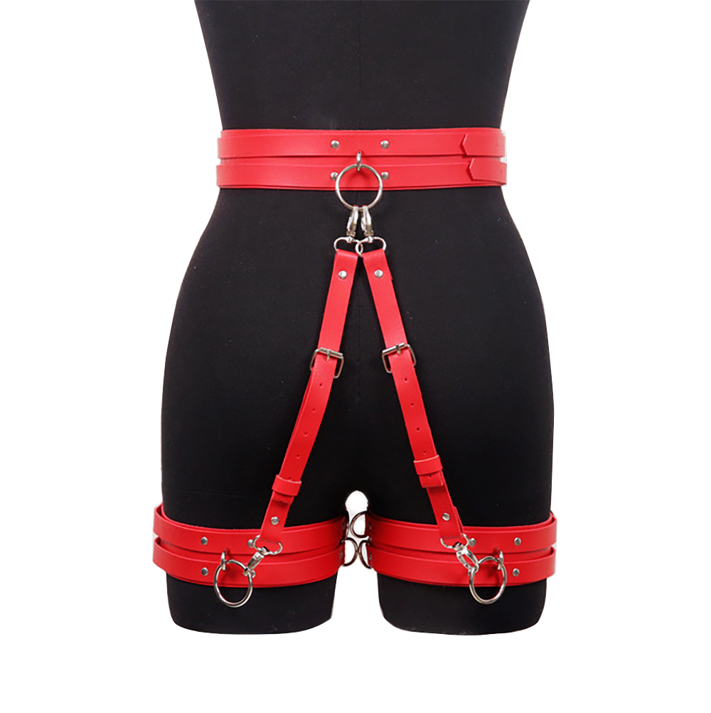 Women Sexy Leather Thigh Garte - Garter Belt Set のレビューと価格