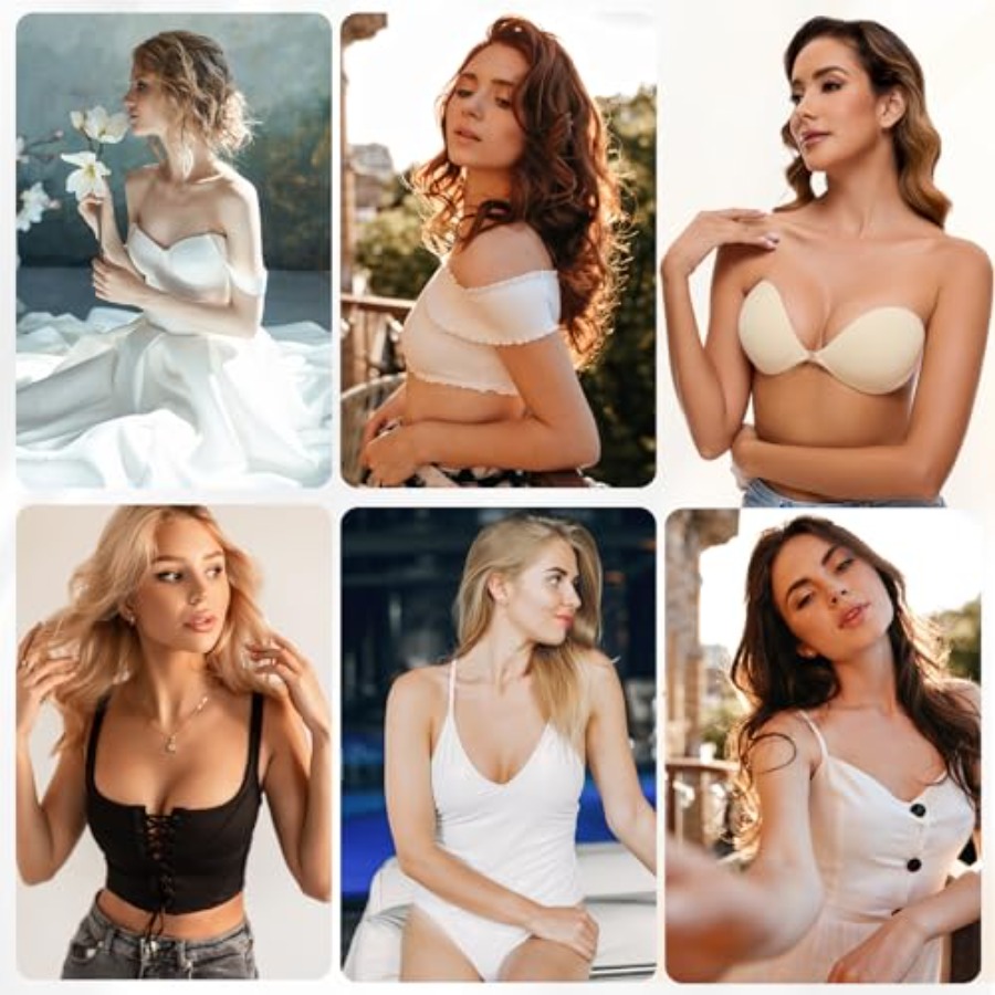 RELIRELIA Women's Sticky Self  - Silicone Bra Adhesive のレビューと価格
